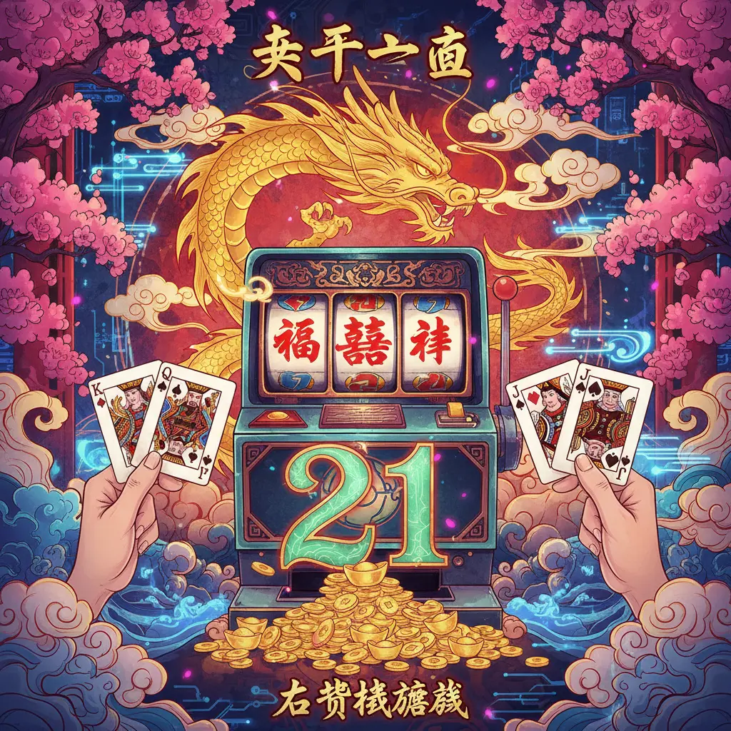 老虎機遊戲 - 二十一點