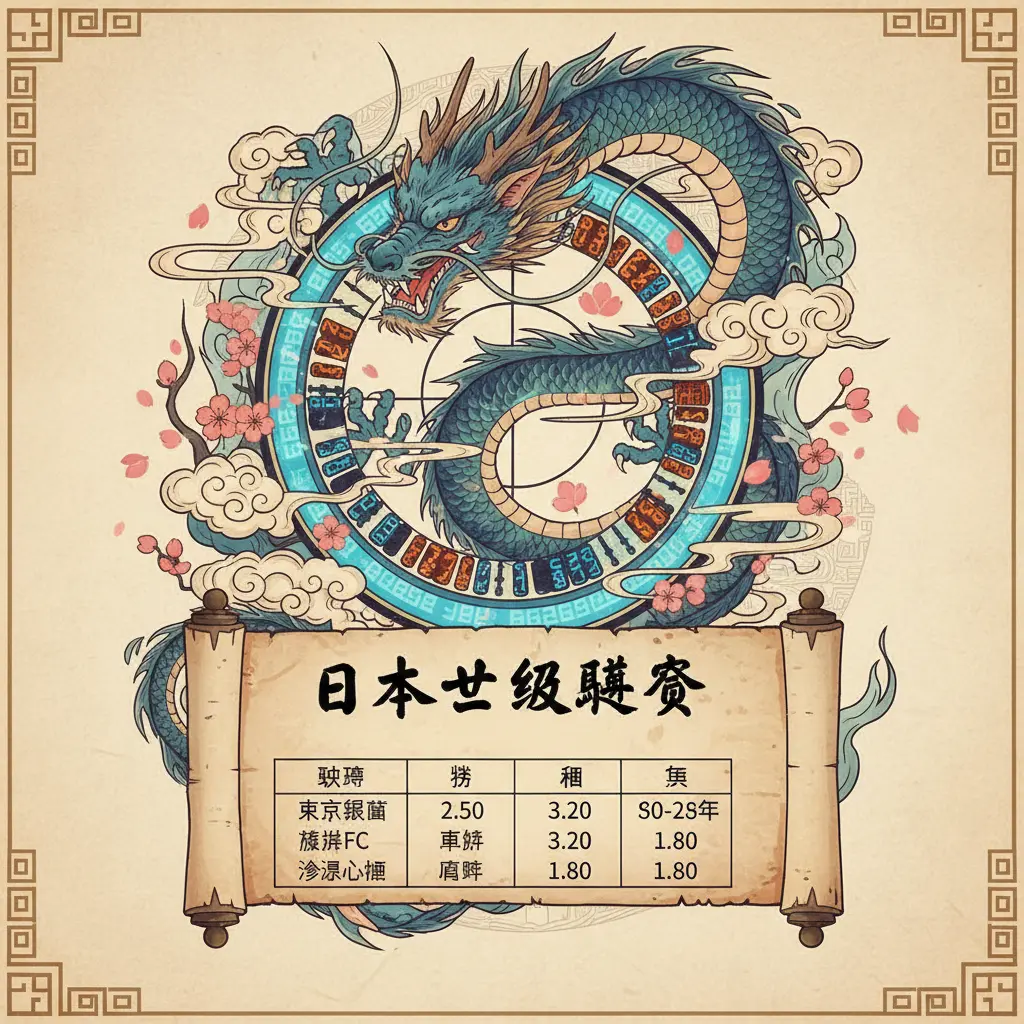 賠率表 - 日本乙級聯賽