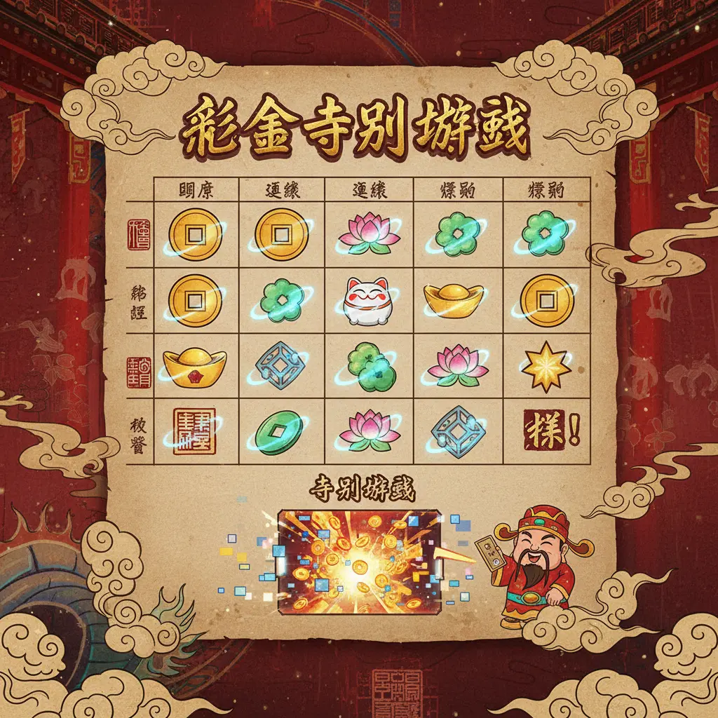 老虎機賠率表 - 彩金特別遊戲