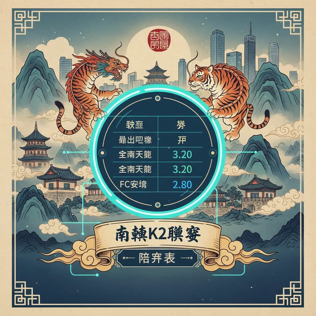 賠率表 - 南韓K2聯賽